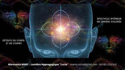 Maroussia MARC - Lumière Hypnagogique Lucia, Centre de Bien-Etre à L'Escale