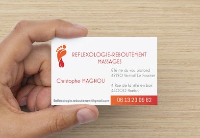 Christophe Magnou Réflexologie- Reboutement- Massages, Centre de Bien-Etre à Vernoil-le-Fourrier
